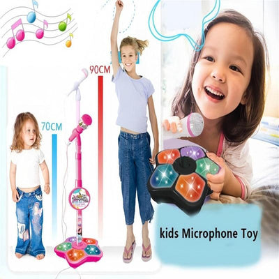 🎤 Micro Karaoké Enfant avec Support – Le Cadeau Parfait pour votre Petite Star ! 🎶