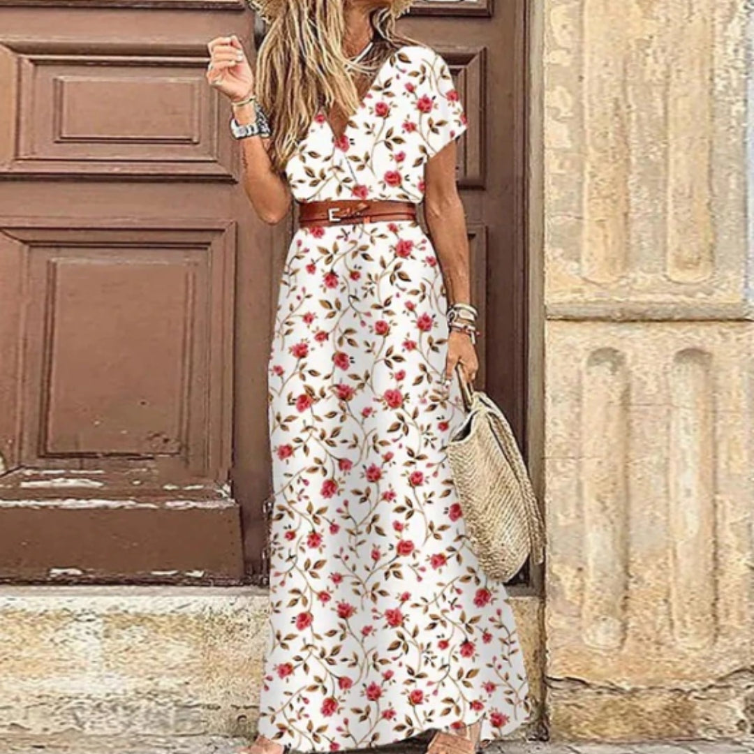 Boho Maxi Dress - Zomerse Vintage Jurk