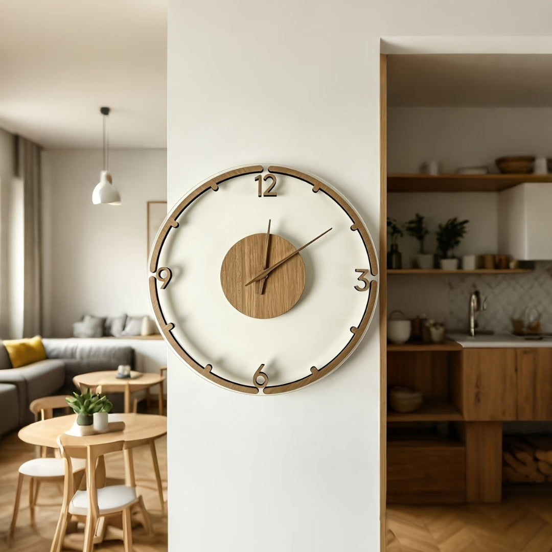 MYHOME® - Wandklok met Minimalistisch Scandinavisch Design