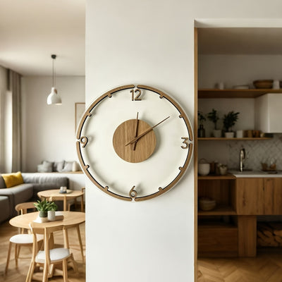 MYHOME® - Wandklok met Minimalistisch Scandinavisch Design