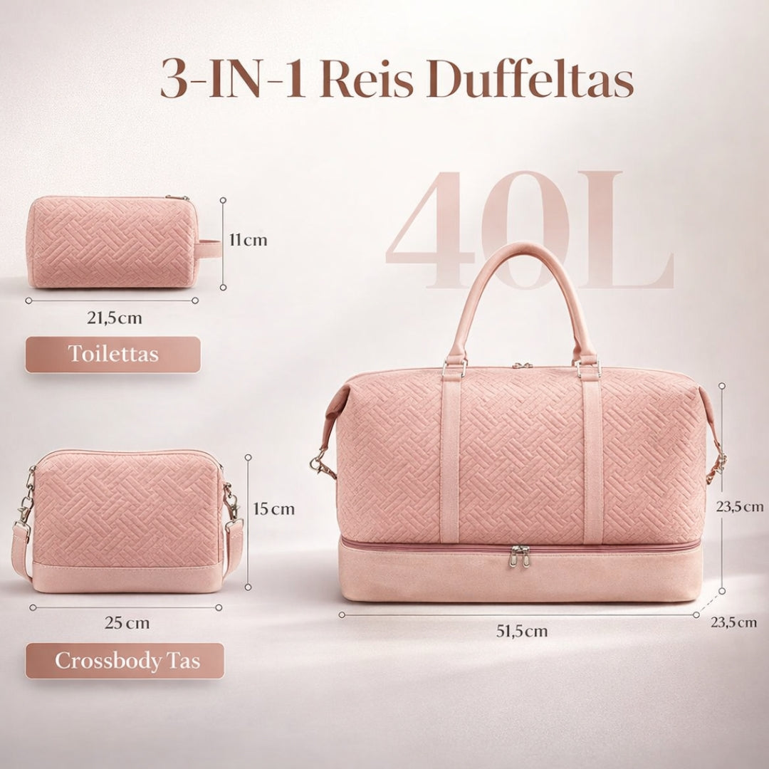 Weekendtas - Extra Ruime Duffle Reistas Voor Dames