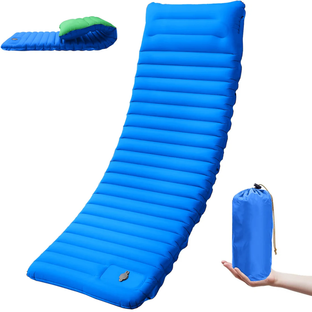 Opblaasbaar camping matras voor camping en outdoor