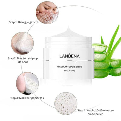 LANBENA GlowBurst™ Zwarte Puntjes Verwijderaar Ultieme Porie Strips