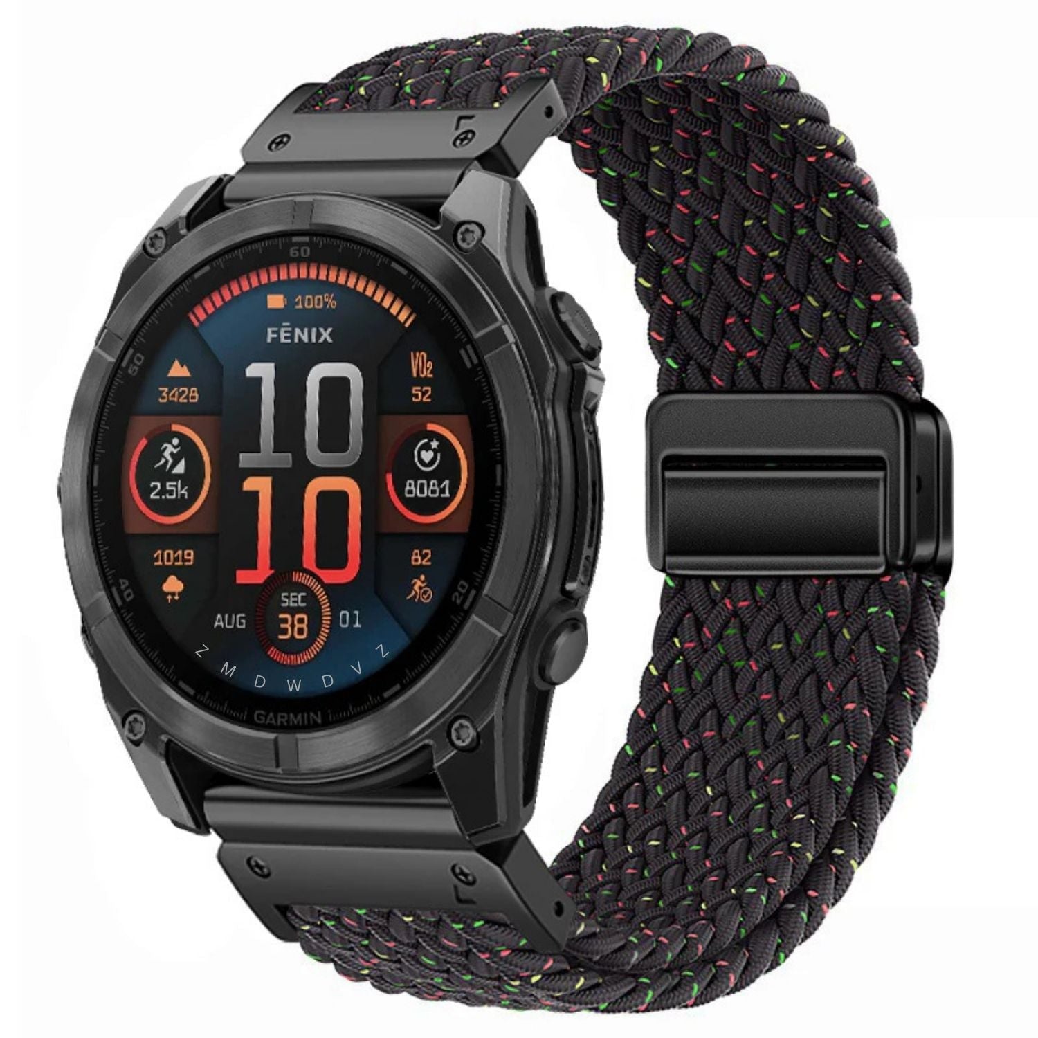 Magnetische nylon band met gesp voor Garmin