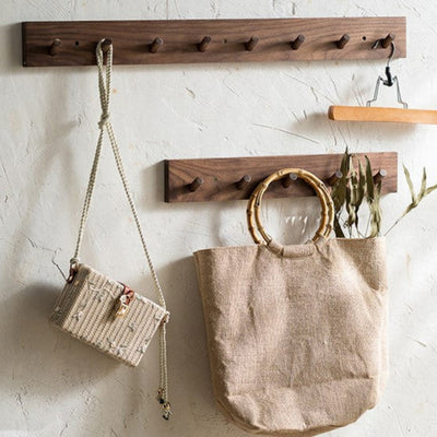 Kapstok - Handgemaakte Houten Japandi Design