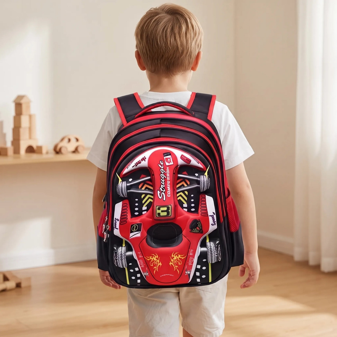 Schooltas - 3D Raceauto Design