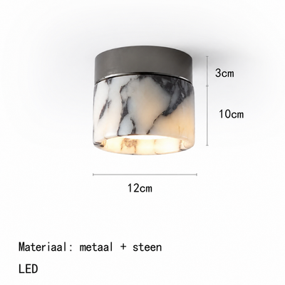 MYHOME® - Marmerlook Cilinder LED Plafondlamp
