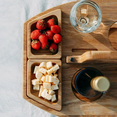 Picknicktafel - Draagbare Wijntafel - OakVino