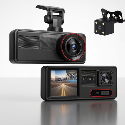 Dashcam - Triple Camera met Nachtzicht en App-bediening - VisionDrive