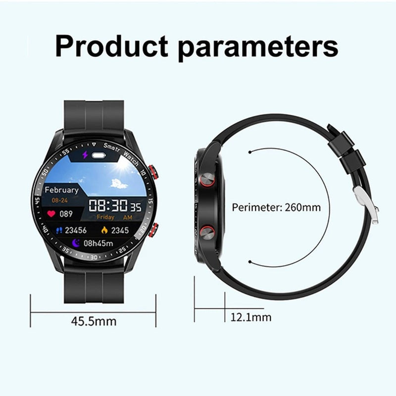 Hartslagmonitor Smartwatch - Slim Gezondheidshorloge - VitaPols