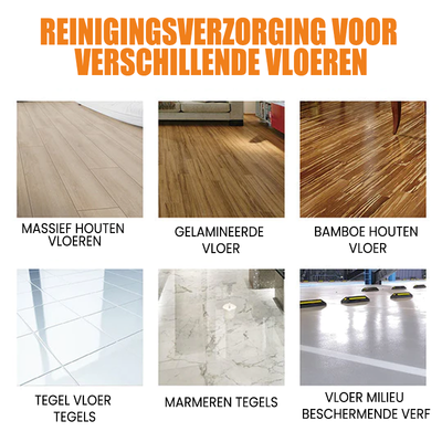 Krachtige ontsmettings vloerreiniger ( +5 GRATIS Microvezel doeken)