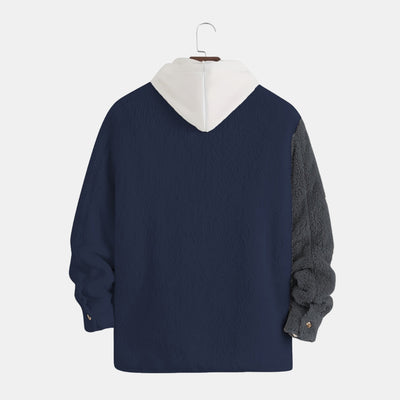Contrasterende Fleece Jack - Omkeerbare Winterjas - Norvex