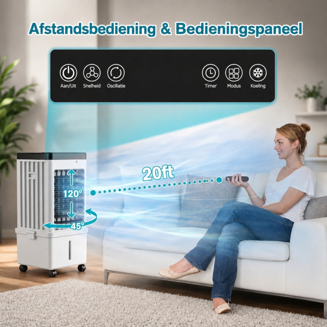 Draagbare airconditioner - Mobiele Koeling Zonder Installatie