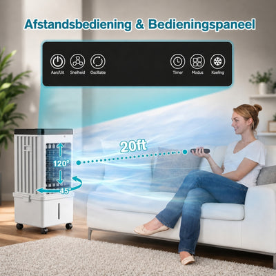 Draagbare airconditioner - Mobiele Koeling Zonder Installatie