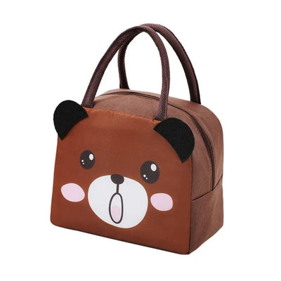 Lunchtas - Geïsoleerd Model met Speelse Dierenprint