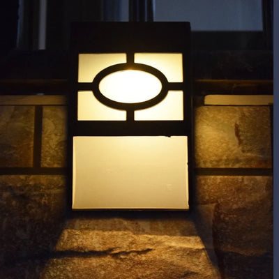 Japandi solcellelampe - Solcelle væglampe med tidløst Japandi-design