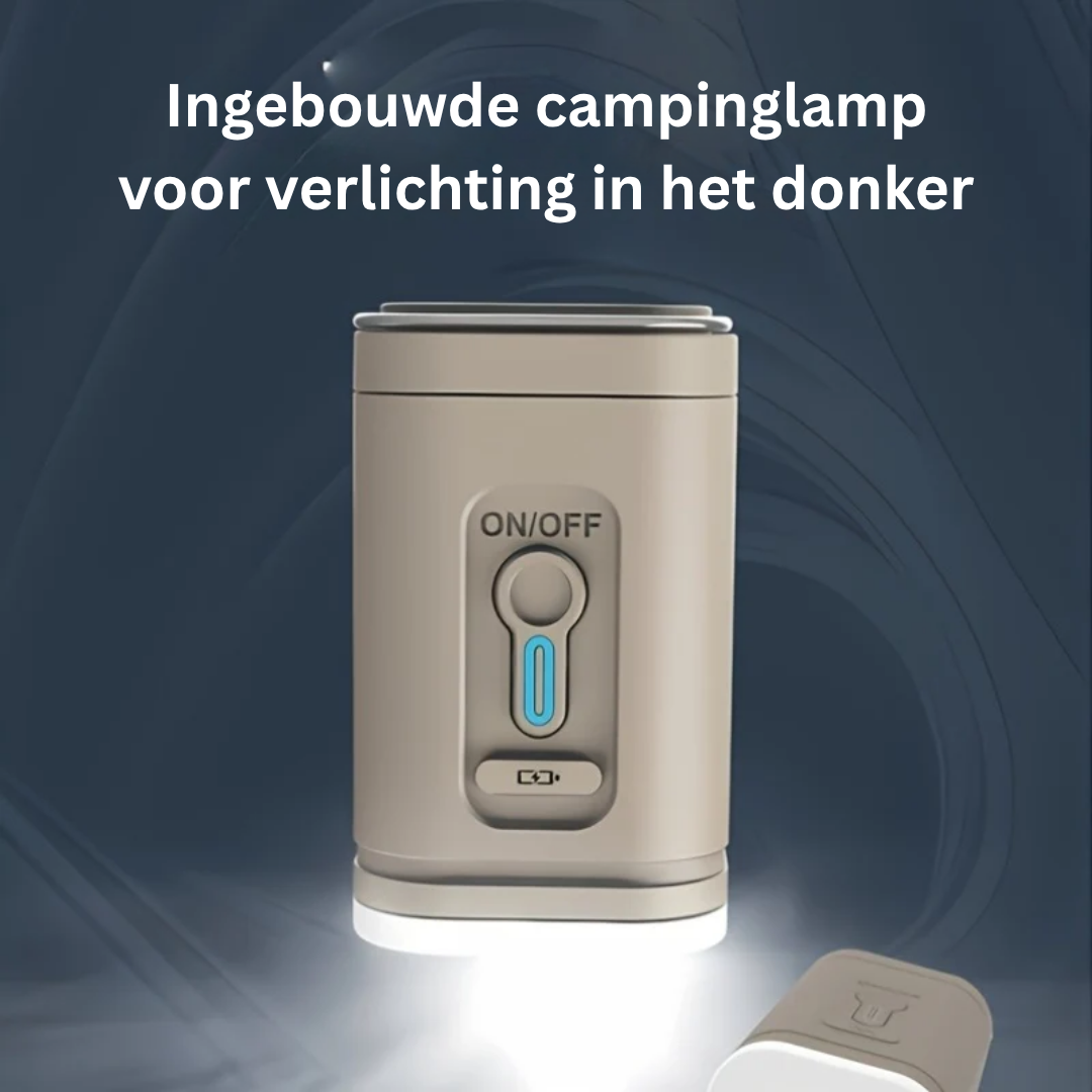 Mini Oplaadbare Luchtpomp - Compacte Luchtpomp met LED-verlichting