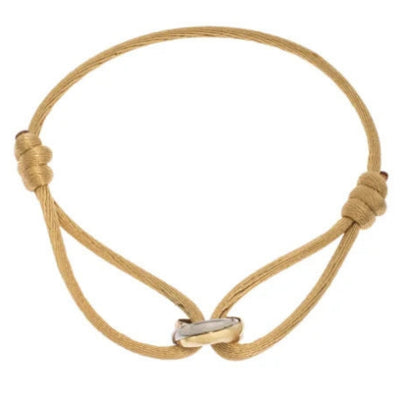Karkötő - Elegáns Trinity karkötő összefonódó gyűrűkkel - Aurielle