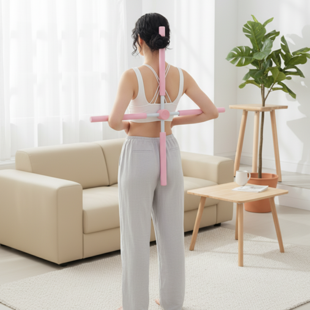 Bâton de yoga - Correction de la posture et soutien du dos