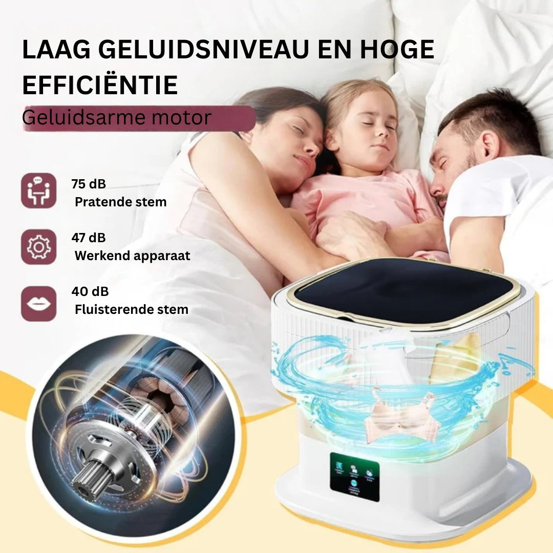 Draagbare wasmachine - Opvouwbaar 11L Design