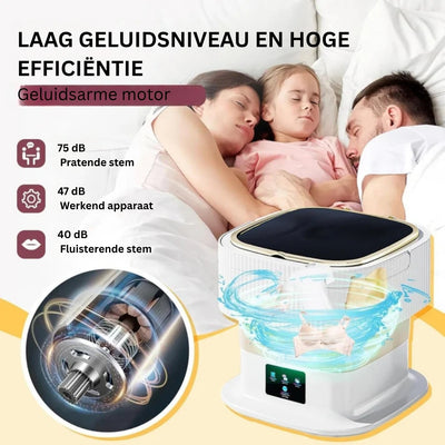 Draagbare wasmachine - Opvouwbaar 11L Design