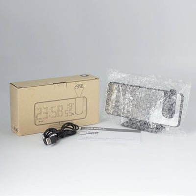 Wekker - LED Projectie Wekker met USB Oplader - Astronatic
