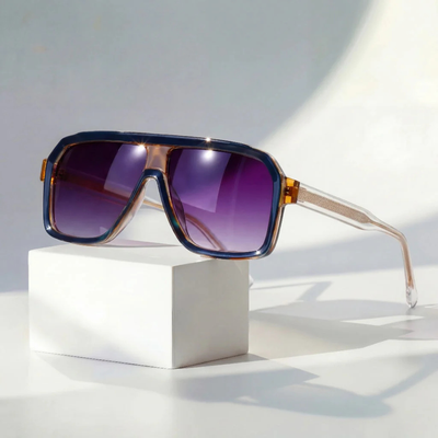 Retro Aviator Zonnebril Met UV400 Bescherming
