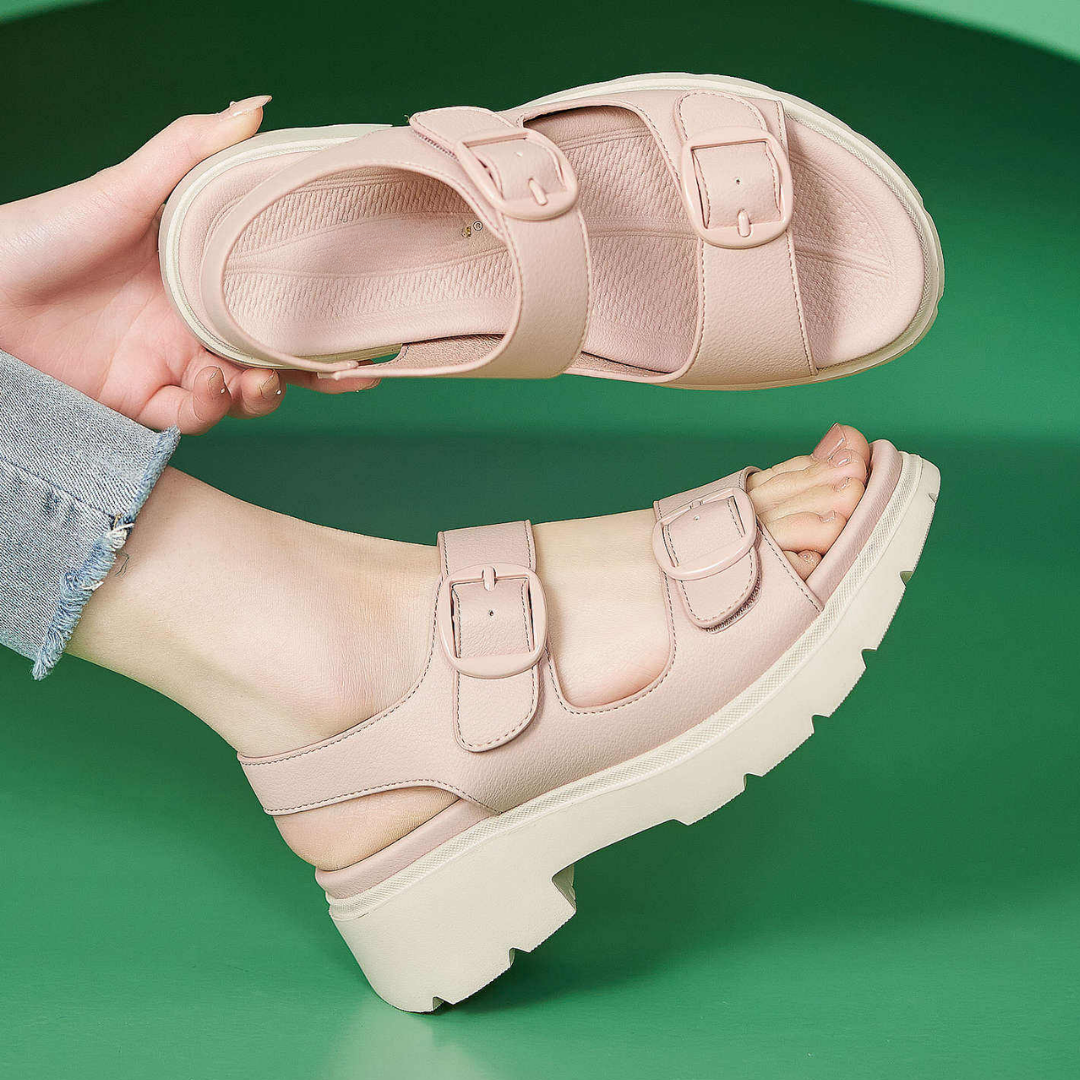 Sandalen Dames - Chunky Plateauzool