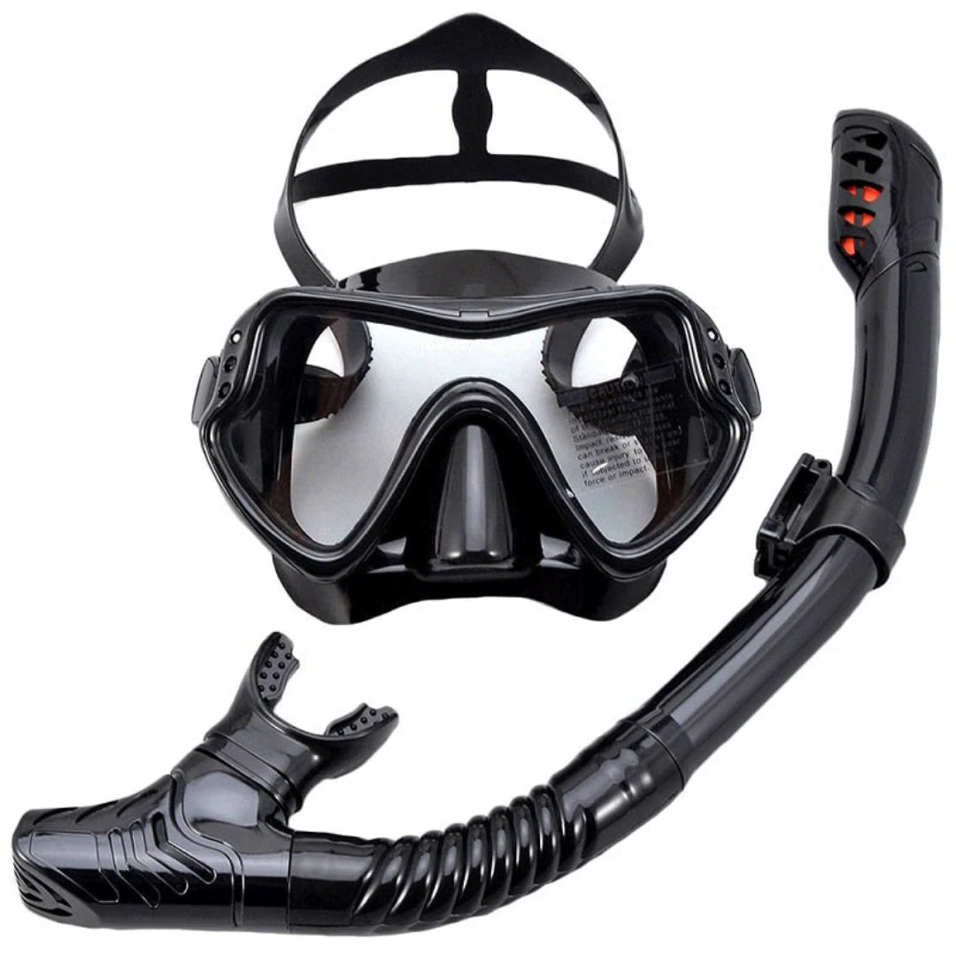 Snorkel Set - Luxe Duikmasker Met 180° Panoramisch Zicht