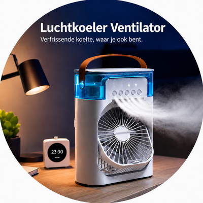 Draagbare Luchtkoeler - 3-in-1 Koelventilator voor Thuis