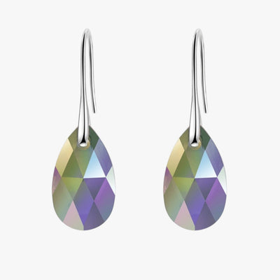 Dames Hangoorbellen van Saffierblauw Kristal