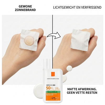 Zonnebrand - Lichte SPF50+ Zonbescherming
