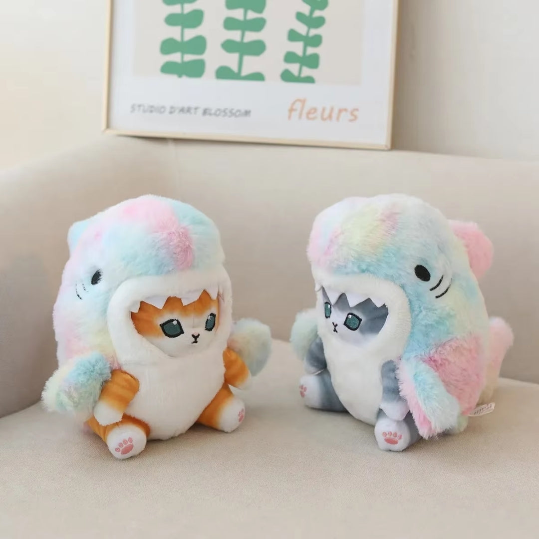 Kawaii Kuscheltier - Hai-Katzen-Kuscheltier mit niedlichem Design - Mewshark