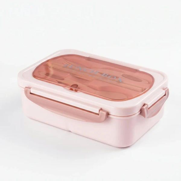 Obdélníkový bento box na oběd se 3 přihrádkami