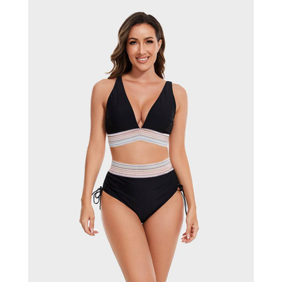 Bikini - Magasított derekú, alakformáló bikini szett - Velessa