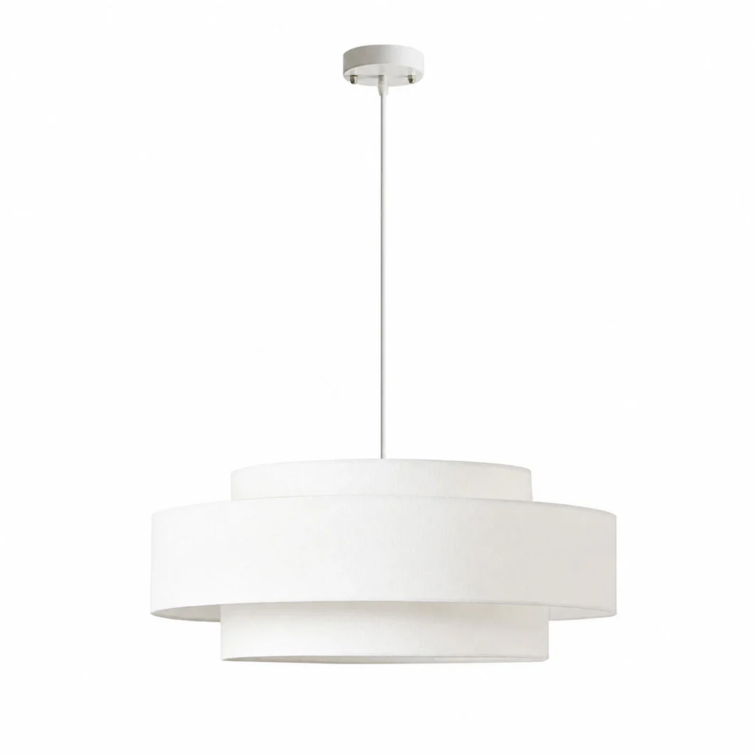 MYHOME® - Hanglamp Met Gelaagd Linnen Design