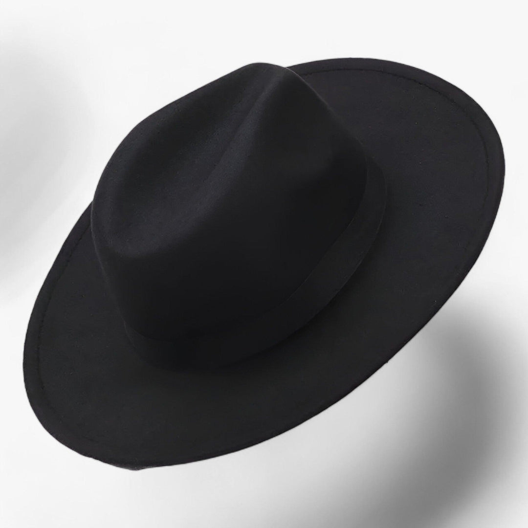 Fedora Hoed - Klassieke Wollen Hoed met Brede Rand