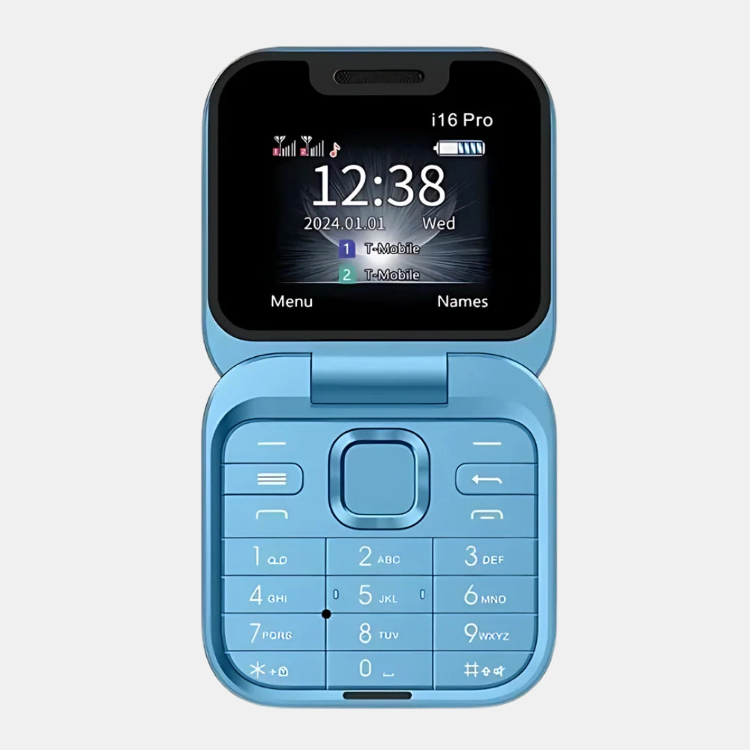 Klaptelefoon - Compacte Dual SIM Flip Phone - NovaFlip