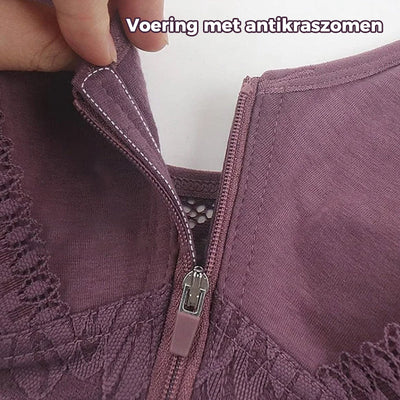 Dames bh met ritssluiting aan de voorkant plus maat bh