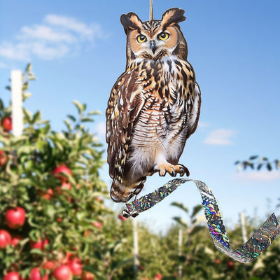 Decoratieve Uil - Realistische Vogelverjager