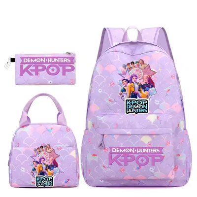 Kpop Rugzak - 3-delige Schooltas Set voor Fans