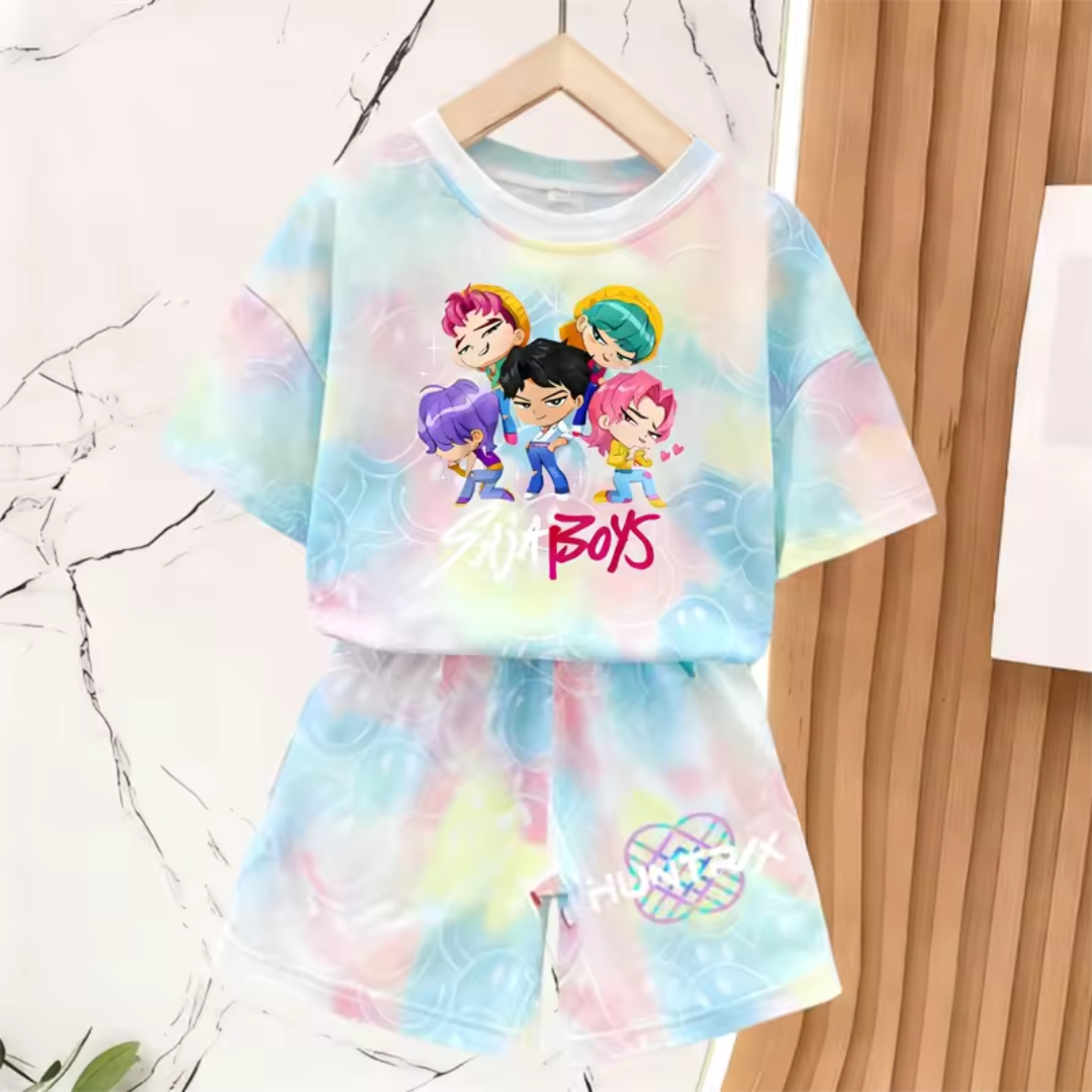 Kpop Kleidung Set - Fröhliches Sommer-Set für Mädchen - SmilePop