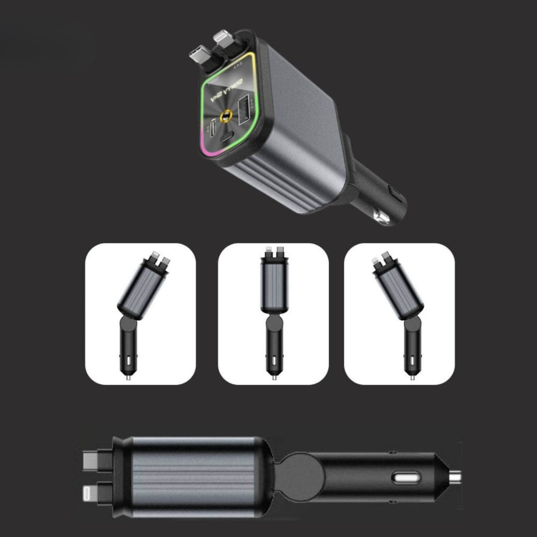 AutoCharge - 4-in-1 Snellader met RGB Sterrenhemel