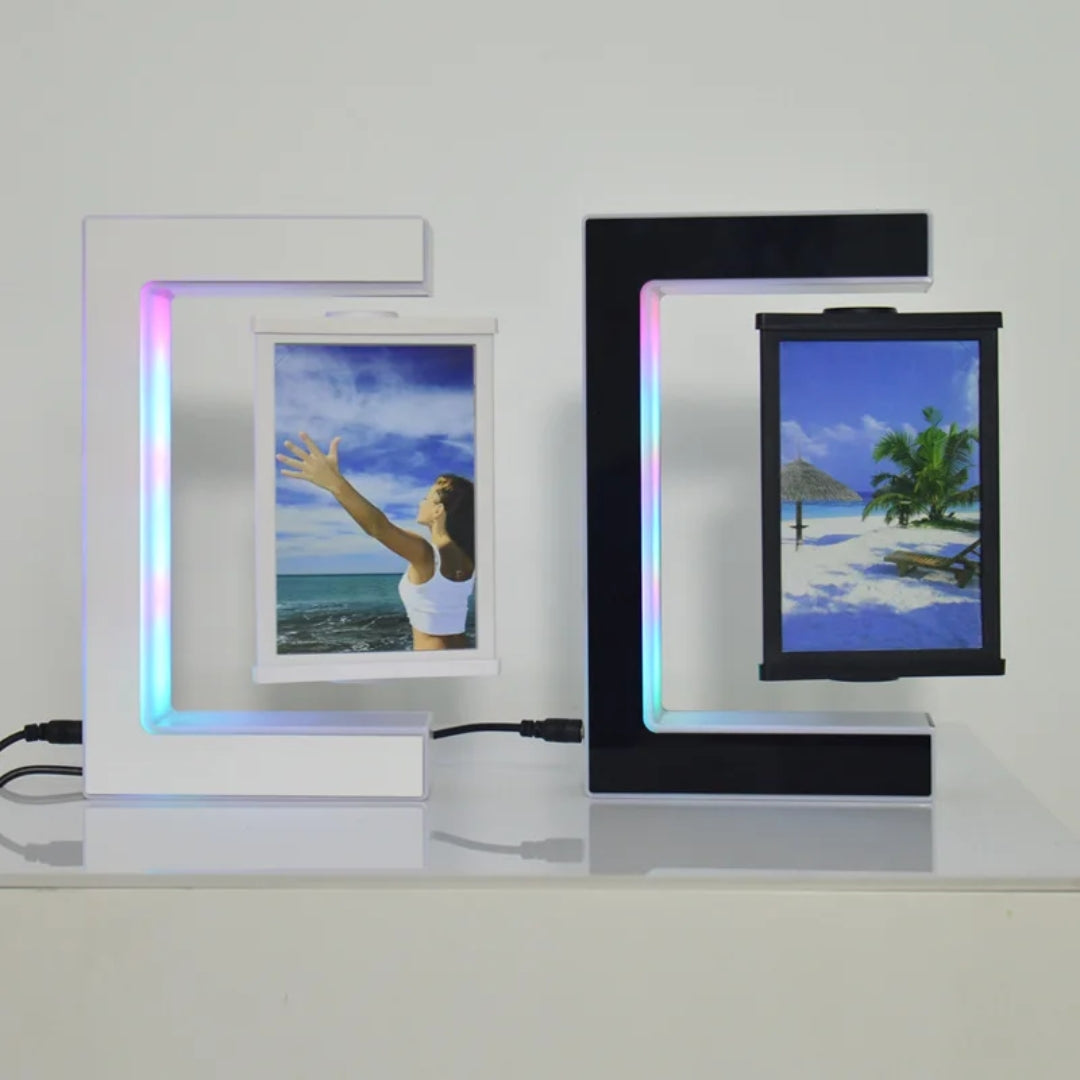 Magnetisch Zwevende Fotolijst - Zwevend Design Met LED Sfeerverlichting