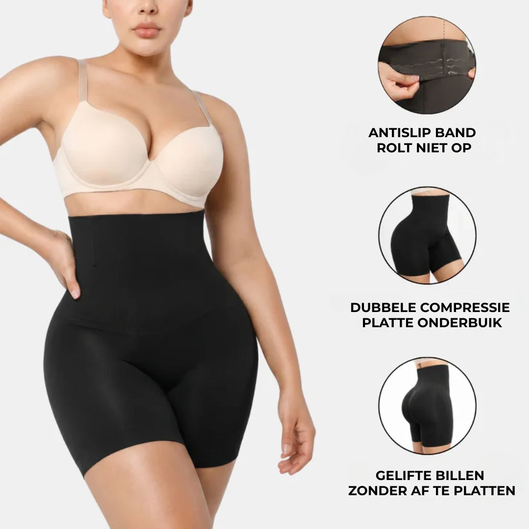 Korrigerende Shapewear Shorts med Høj Talje