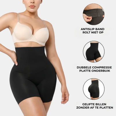 Korrigerende Shapewear Shorts med Høj Talje