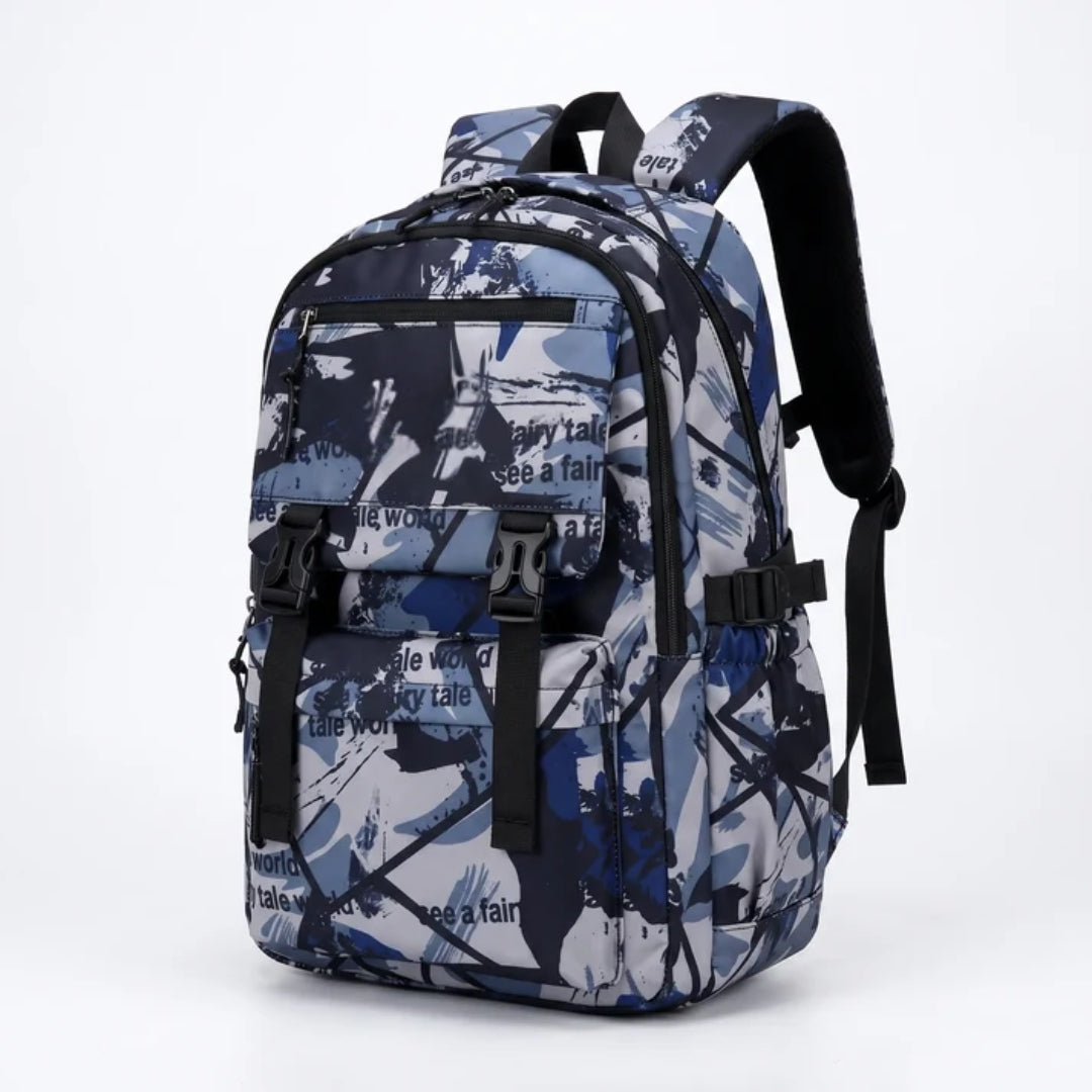 Schooltas Met Abstracte Print - WhizPak
