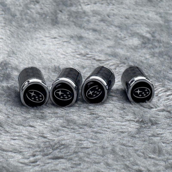 Capuchons de valve de pneu en fibre de carbone – Kit de protection de roue étanche