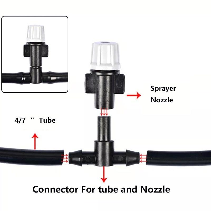 AquaGrow - Irrigatie sproei systeem - 10M DIY Druppel en Mist Set