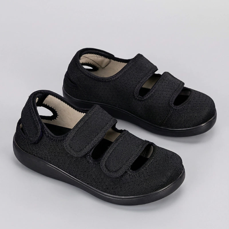 Orthopedische Instapschoenen - Brede Pasvorm met Klittenbandsluiting - Norvexa
